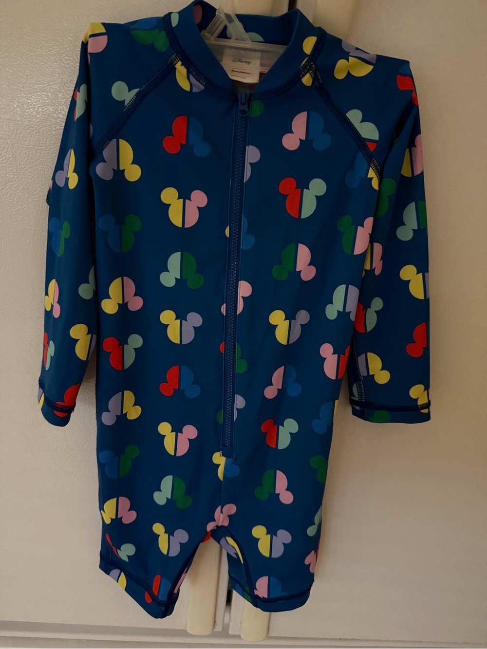 NEW Disney Collection Hannah Anderson Exclusive design Navy Kids Swim One-Piece